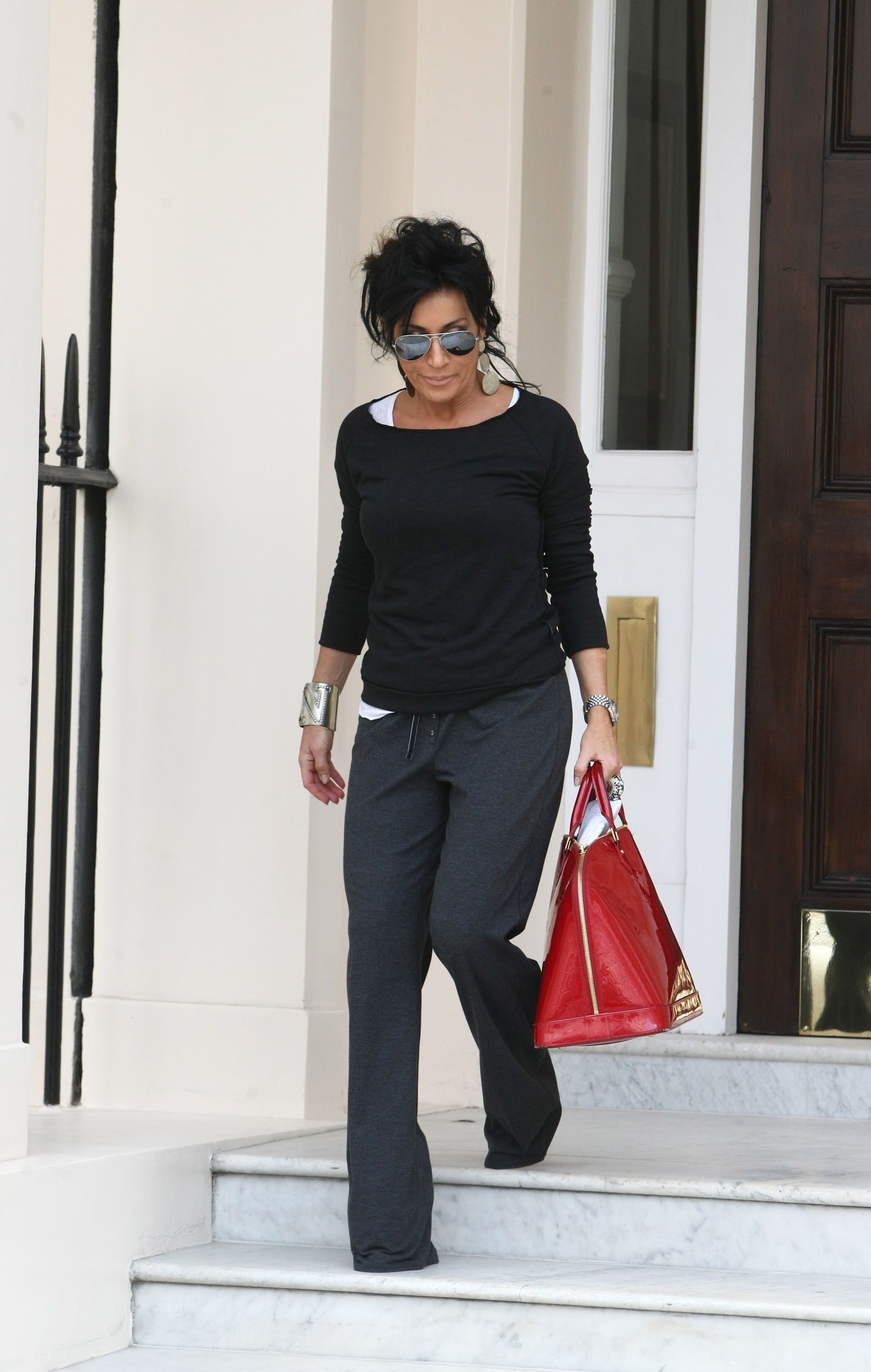 Nancy Dell'Olio is seen leaving a medical building on Harley Street | Picture 101272